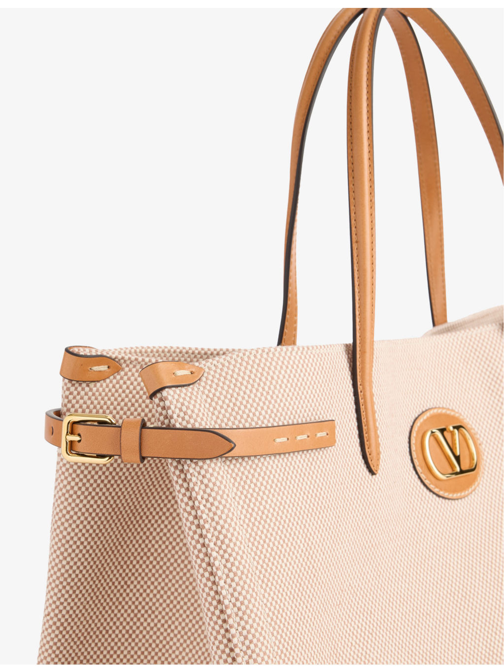 Antibes Large Cotton Canvas Tote Bag - 3