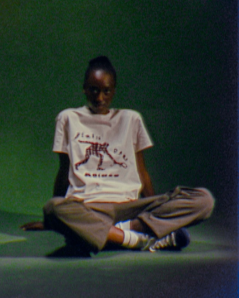 Brain Dead x Adidas Tennis T-shirt - Natural 4