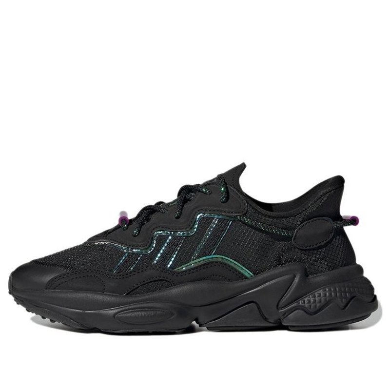(WMNS) adidas Ozweego '블랙 그린 소닉' GW3318 1