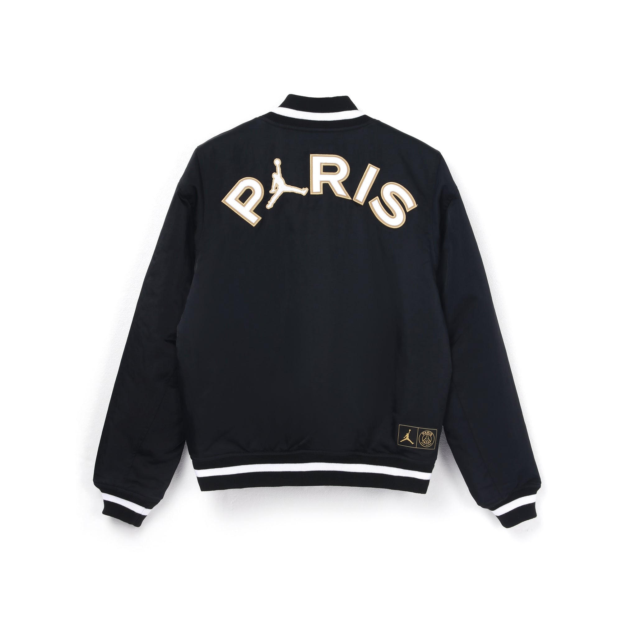 Air Jordan Paris Saint-Germain Athleisure Casual Sports Jacket Black CK9666-010 - 2