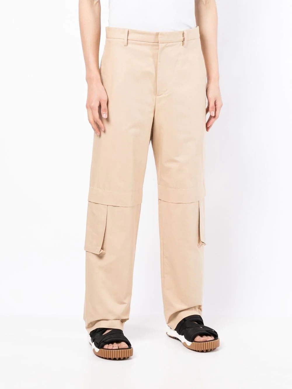 Worker straight-leg cargo trousers - 3