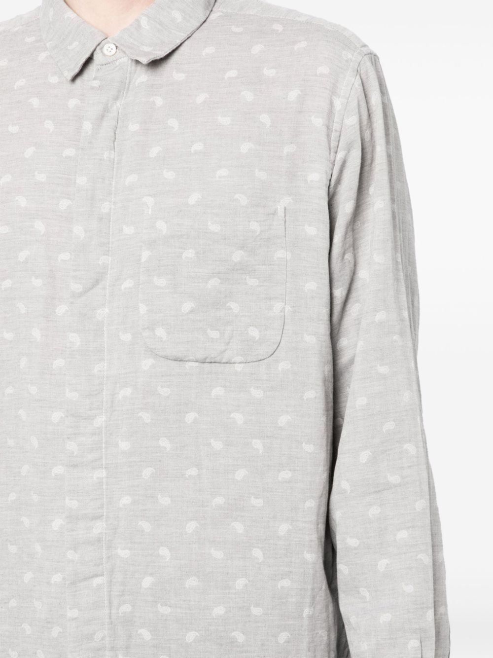 paisley-print shirt - 5