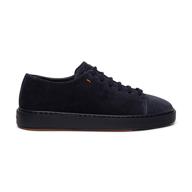 Men’s blue suede sneaker 1