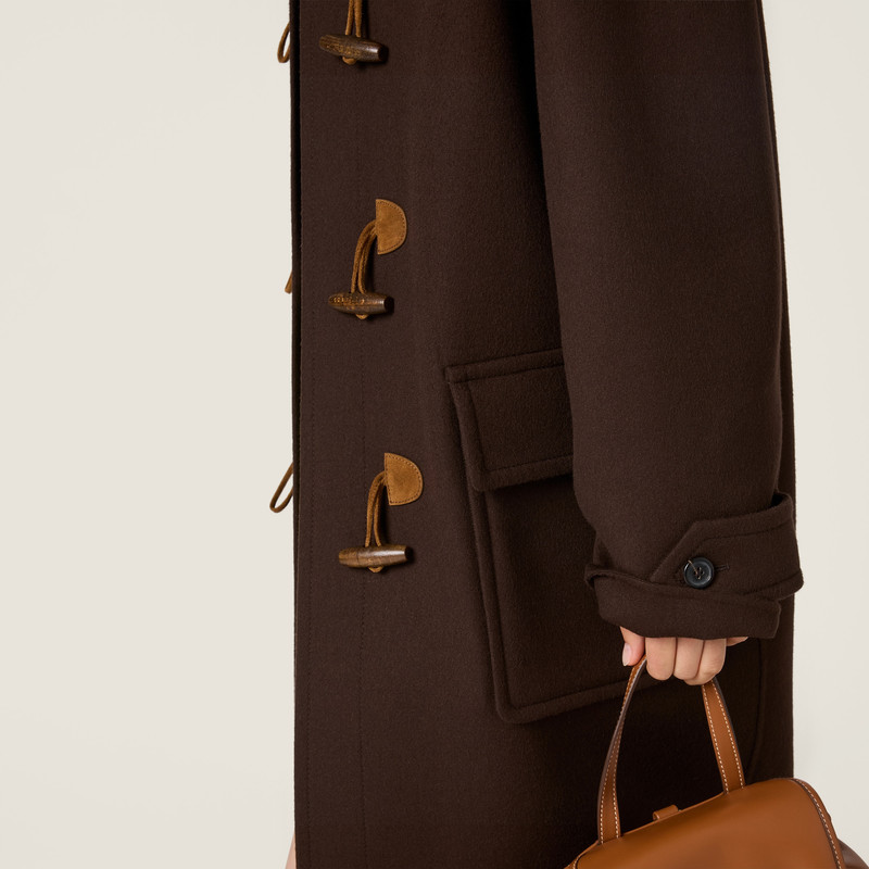 Double cashmere and wool duffle coat 4