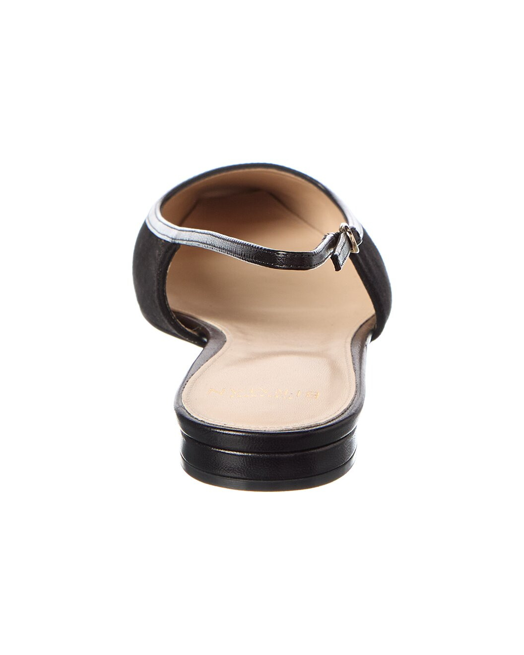 Alexandre Birman Olivia Suede & Leather Slingback Flat - 3