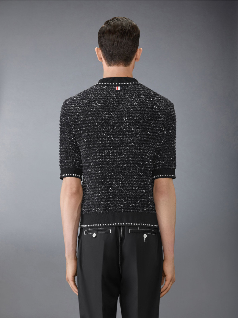 Thom Browne EYELASH TWEED JACQUARD POLO outlook
