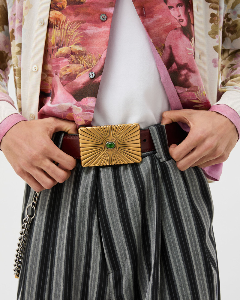 VERSACE Leather Belt 4 cm outlook