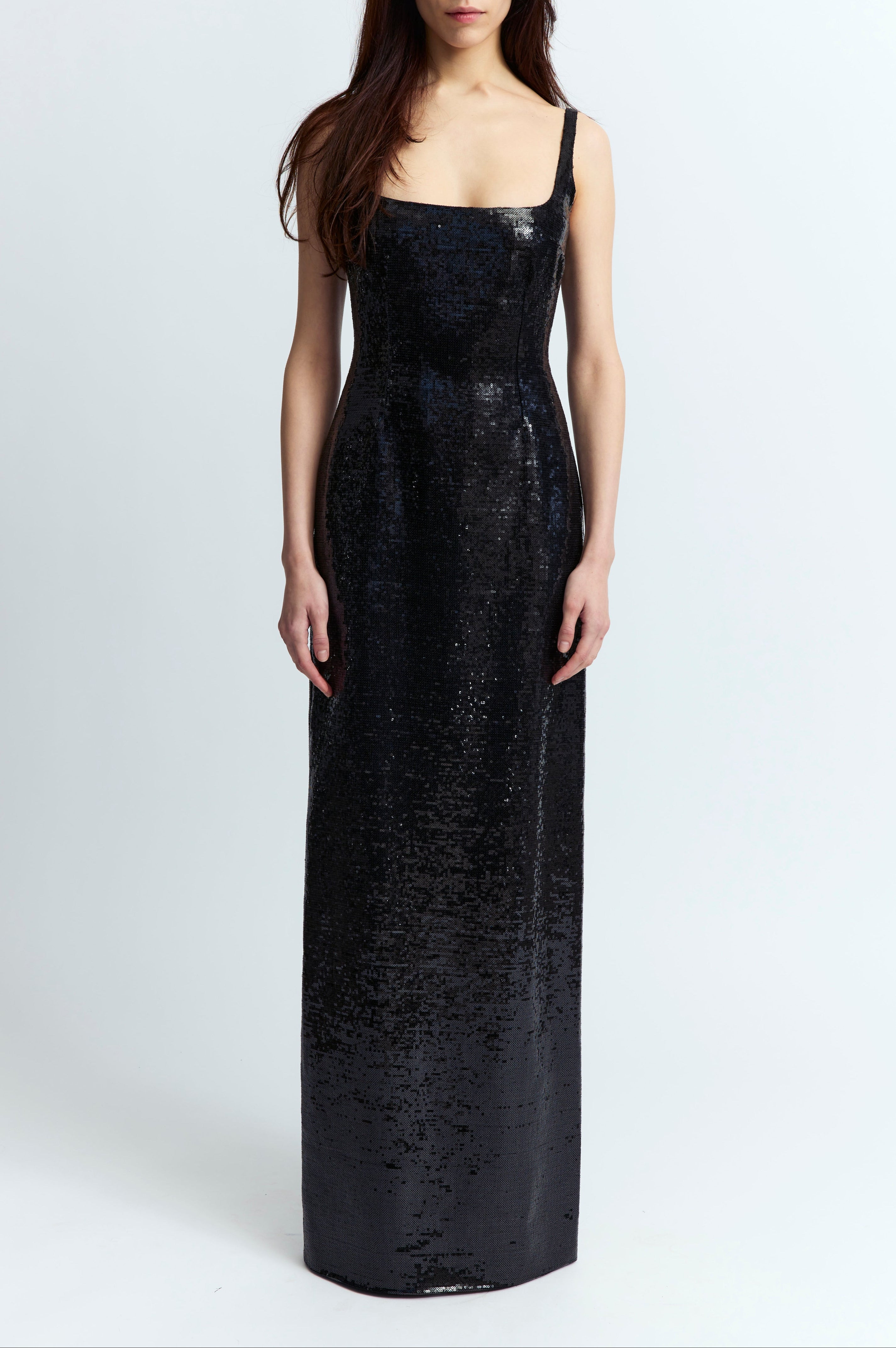 ELECTRA GOWN IN LINEN SEQUIN - 2