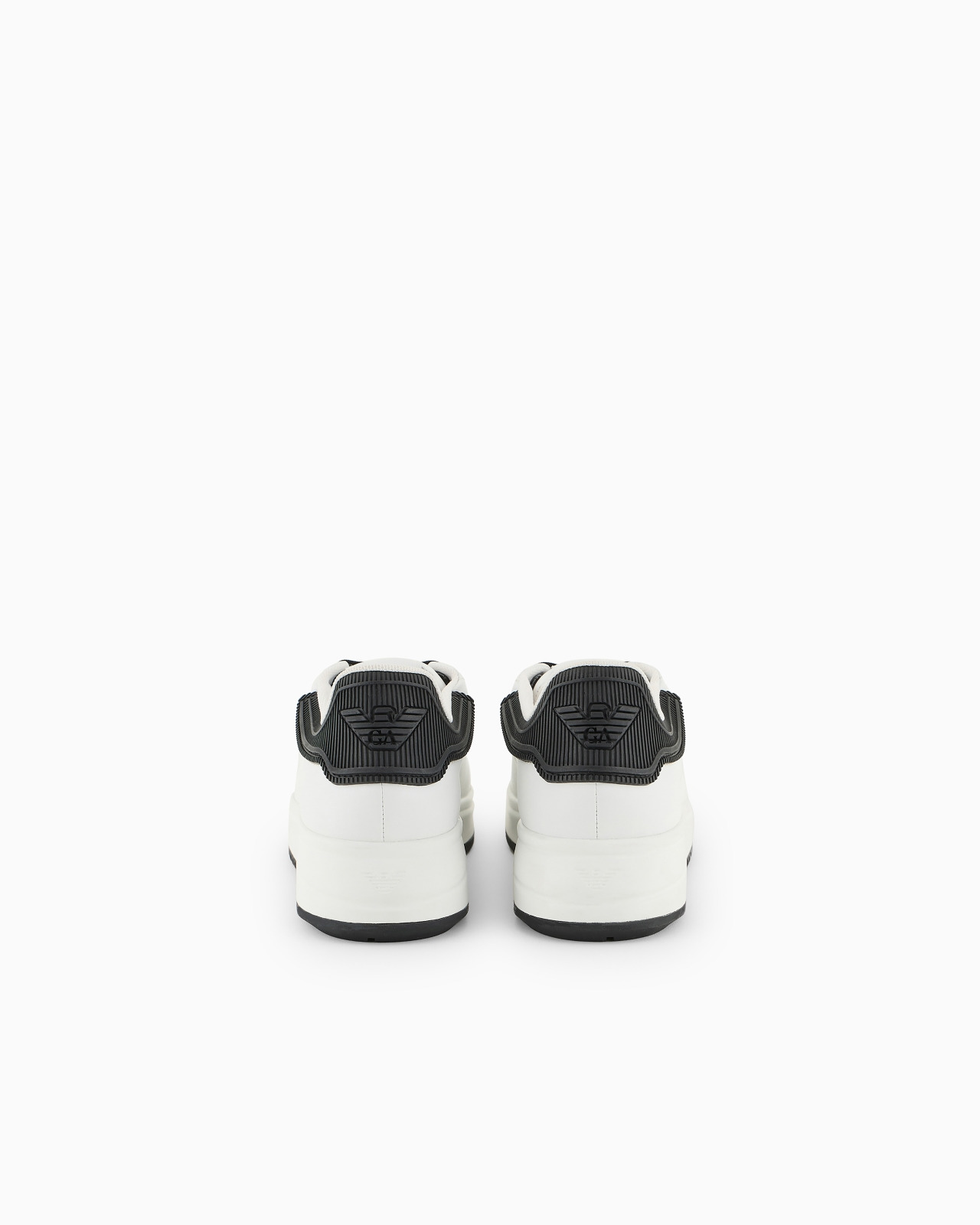 Leather sneakers with rubber backs - 4
