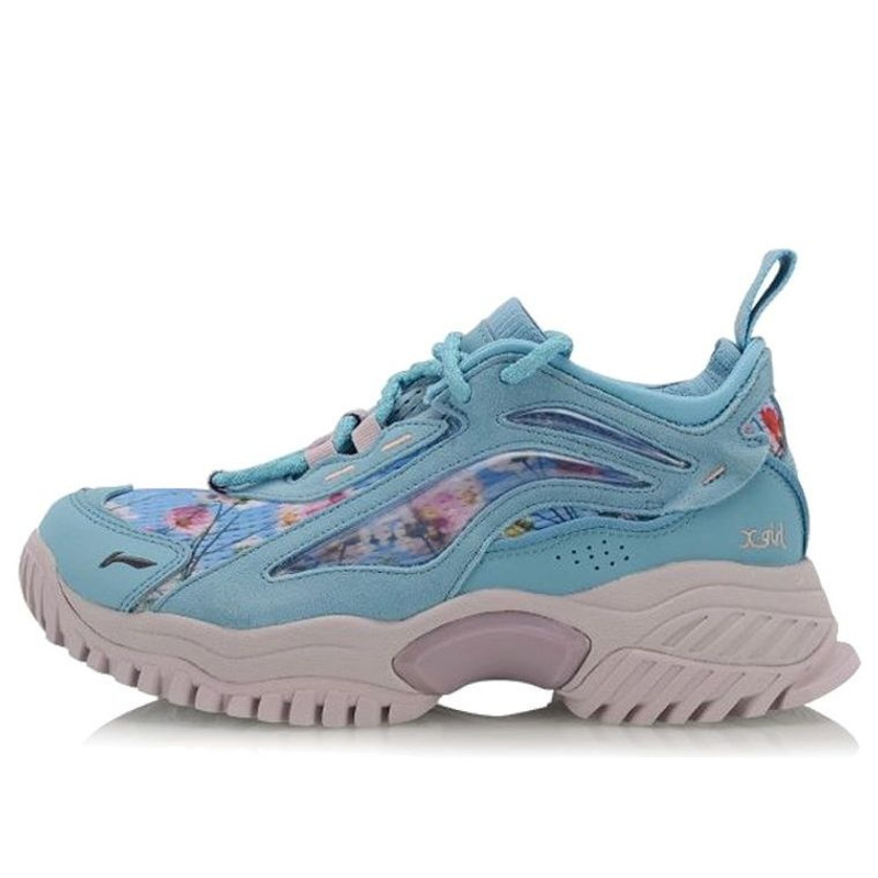 (WMNS) Li-Ning x Xgilr Bad Five White/Blue AGLP146-2 - 1