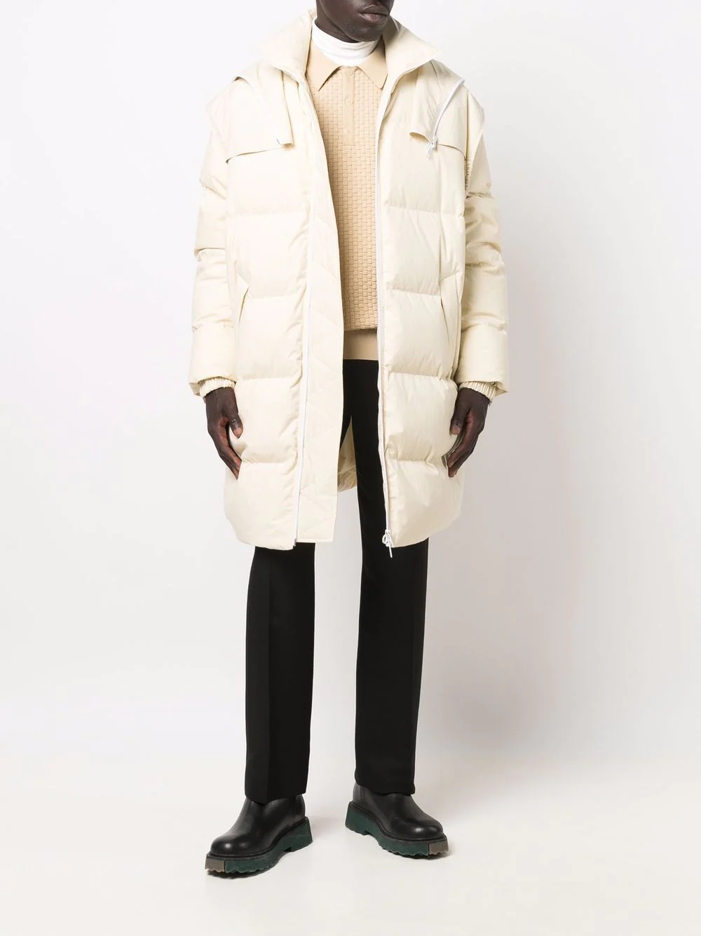 hooded puffer coat - 2