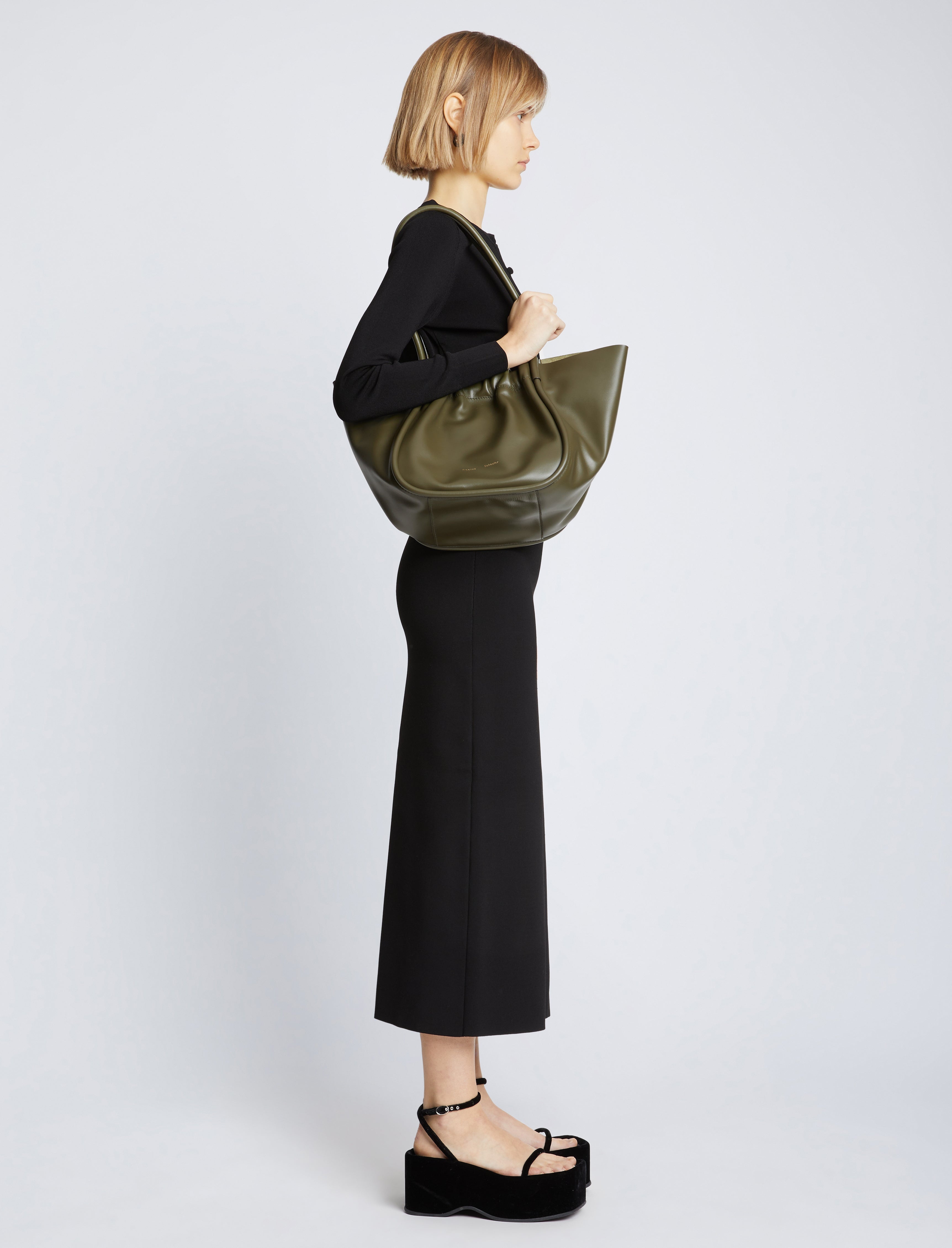 Large Ruched Tote - 6