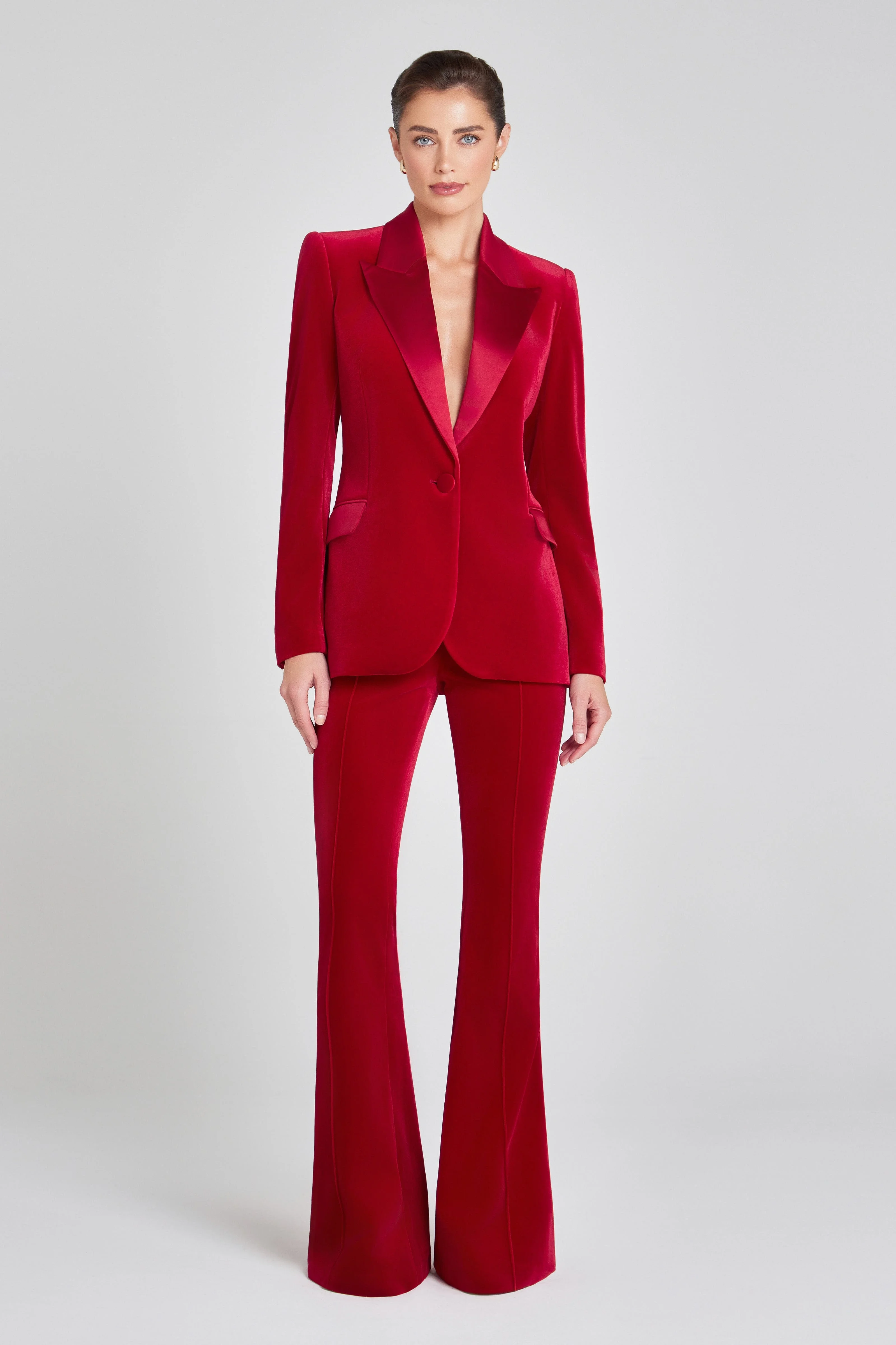 Beatrice Red Blazer - 1