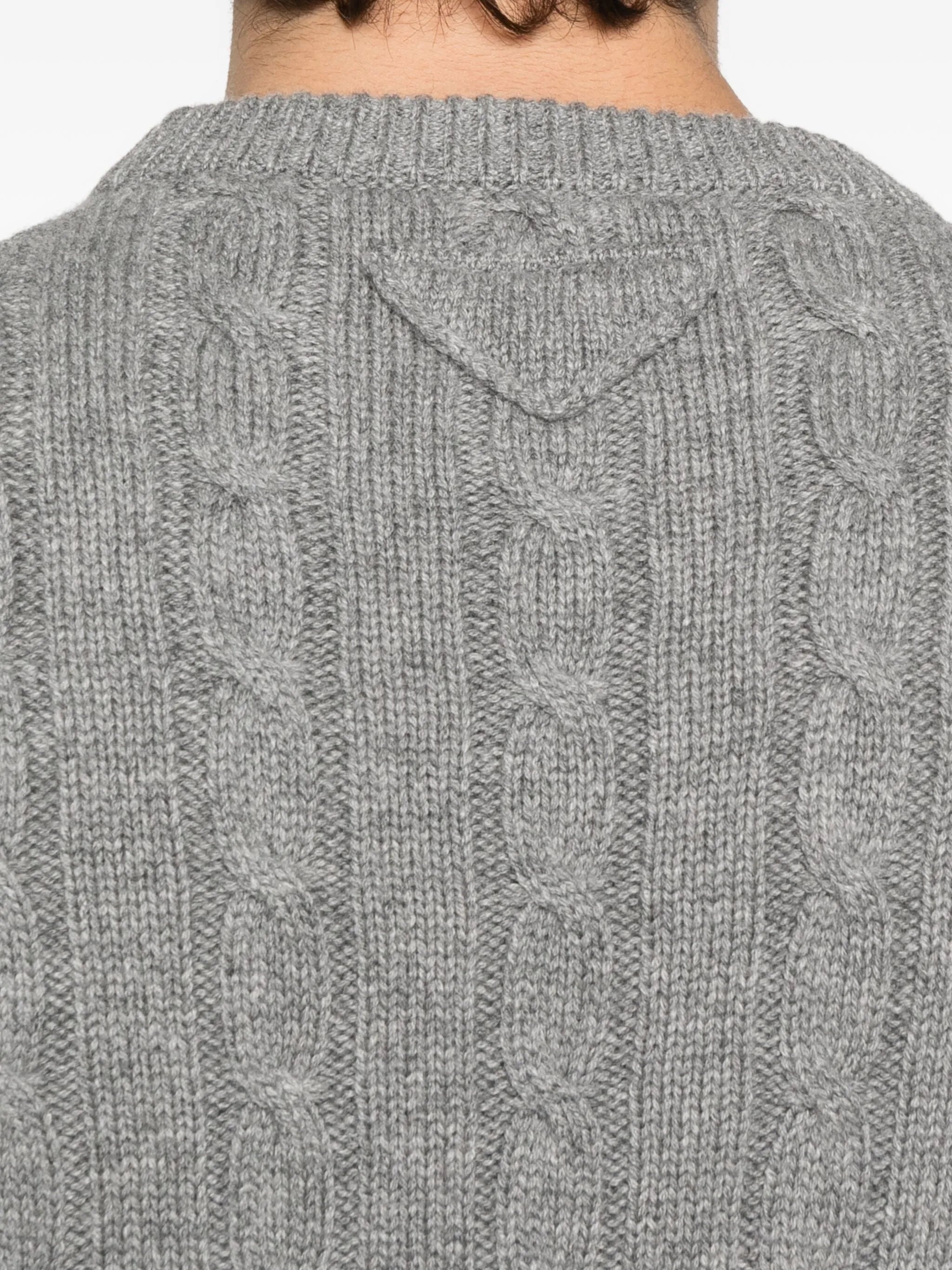 Prada Cable-knit Crew-neck Sweater - 2