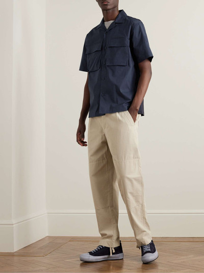 Belstaff Rove Convertible-Collar Stretch-Cotton Poplin Shirt outlook