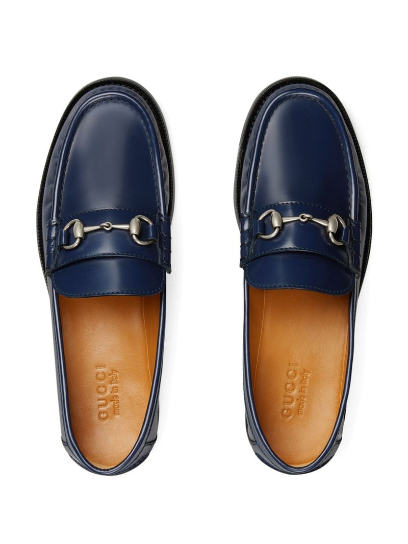 Horsebit leather loafers 4