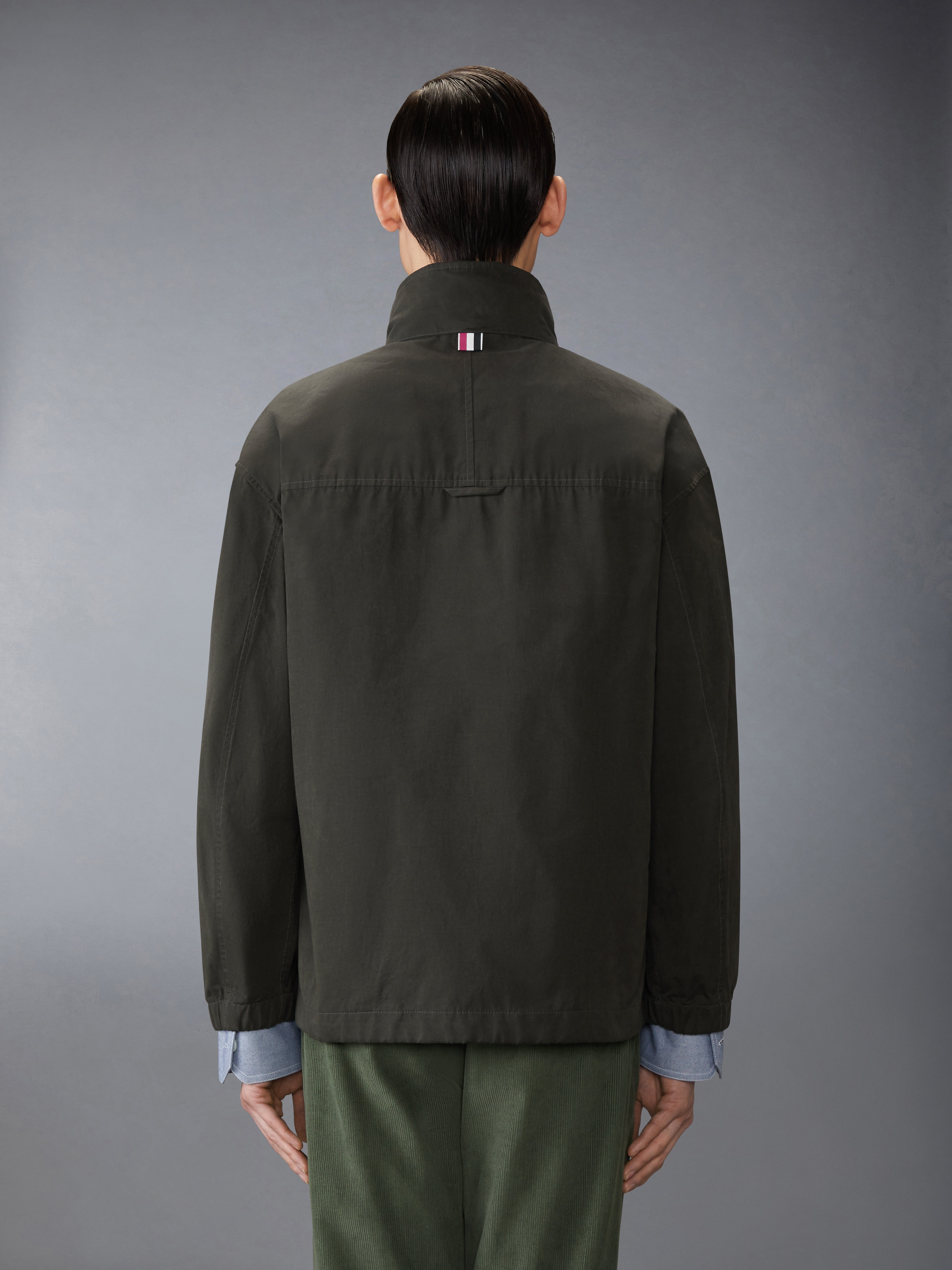 WAXED TECH HOODED ANORAK JACKET - 3