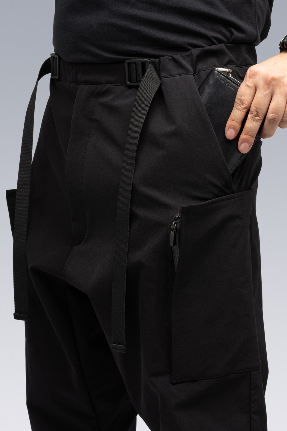 P31A-DS schoeller® Dryskin™ Drawcord Cargo Trouser Black - 20