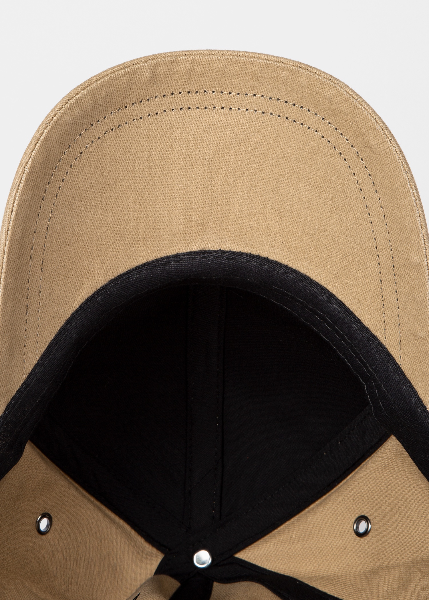 Camel 'Signature Stripe' Trim Cotton Baseball Cap - 3