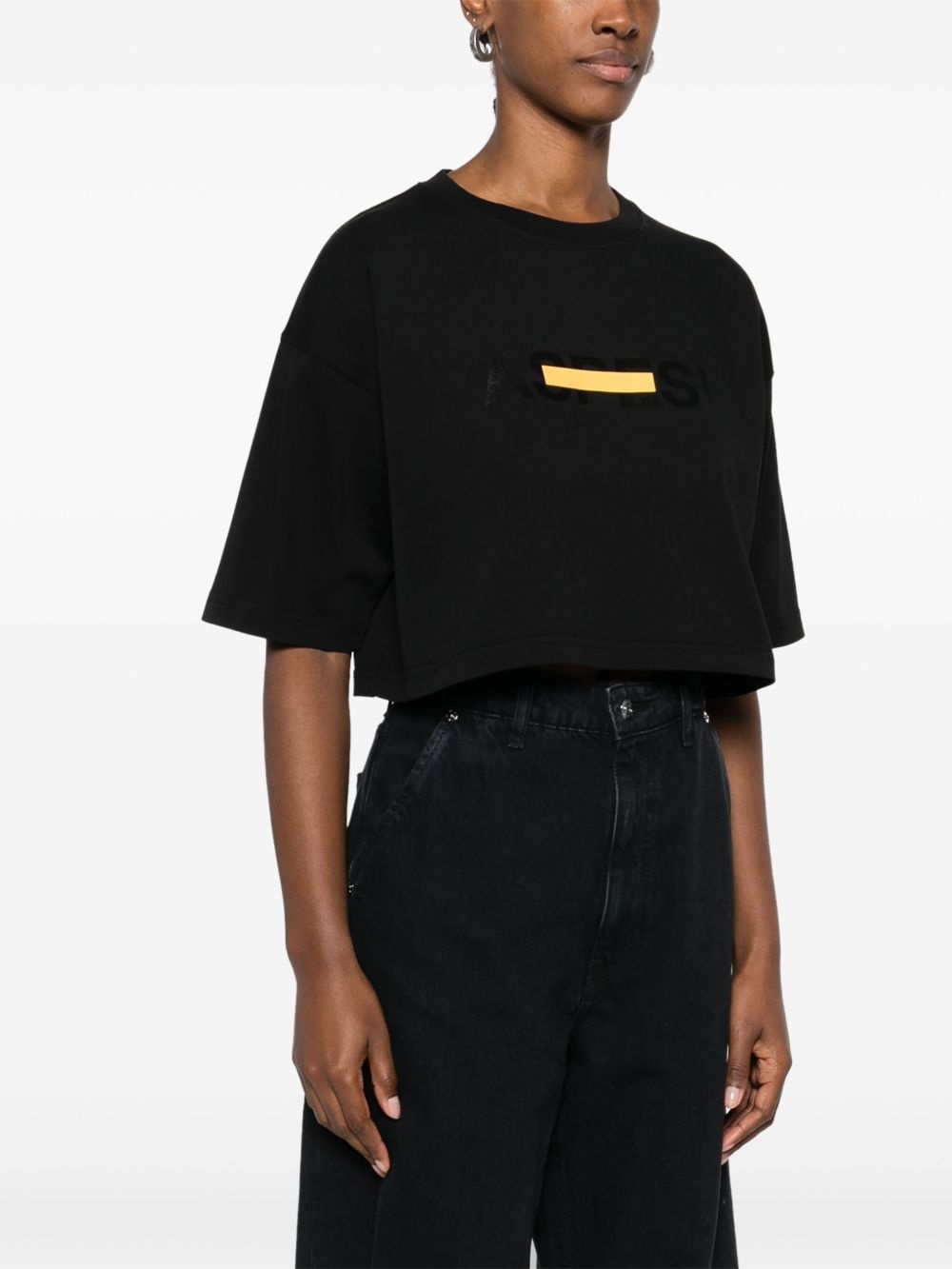 logo-print T-shirt - 3