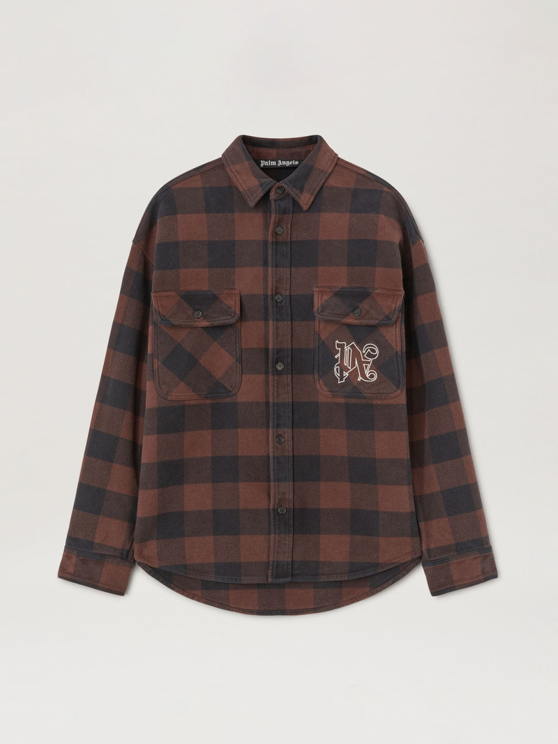 Monogram Check Overshirt - 1