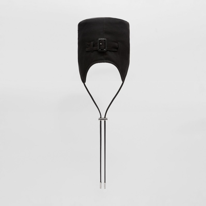 Monogram Motif Cotton Gabardine Cap 4