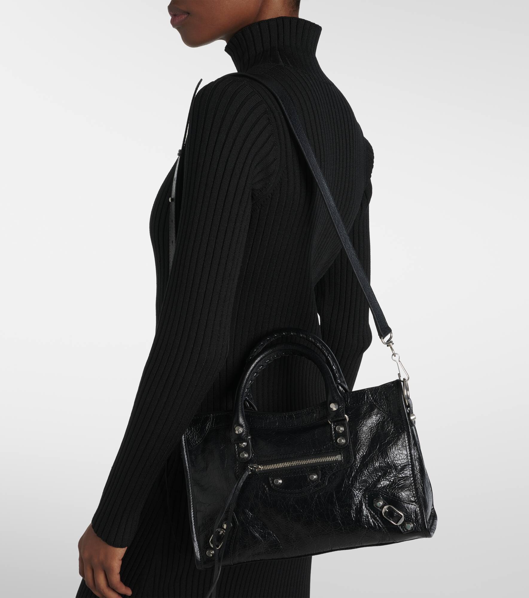 Le City Small leather tote bag - 7