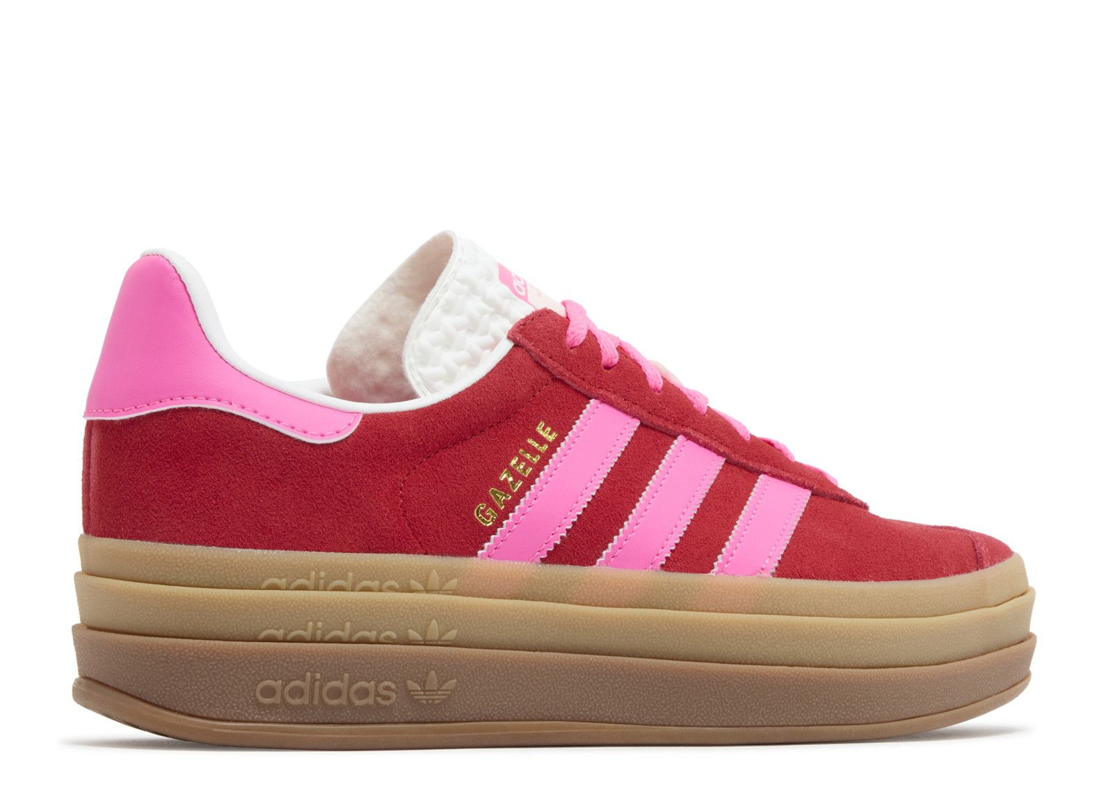 WMNS GAZELLE BOLD 'COLLEGIATE RED LUCID PINK' - 3