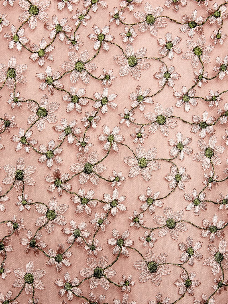 GIAMBATTISTA VALLI Daisies floral embroidered midi dress outlook