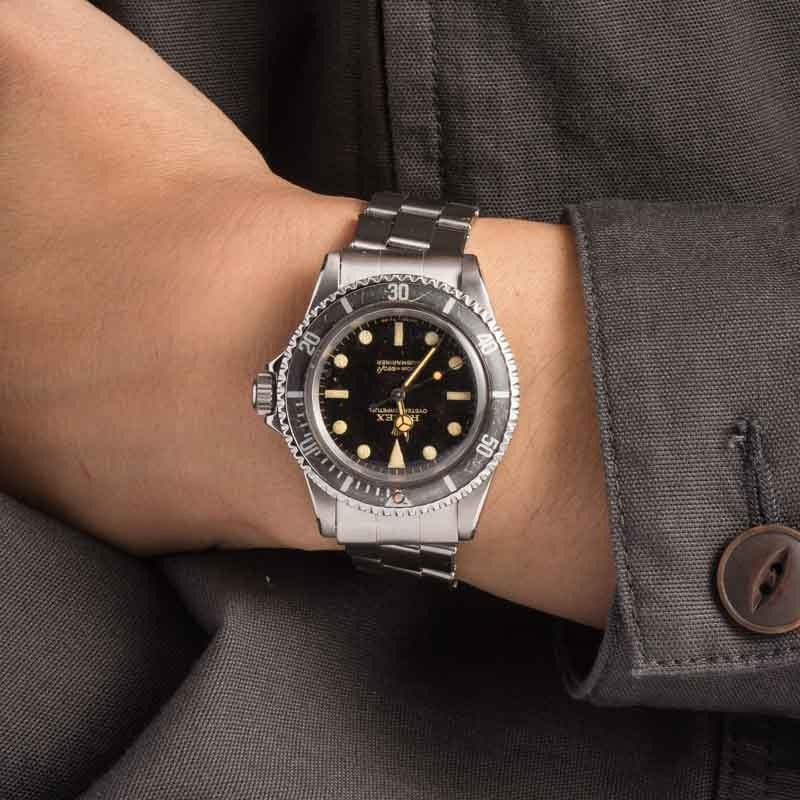 Vintage Rolex Submariner Ref 5513 Black Dial - 9