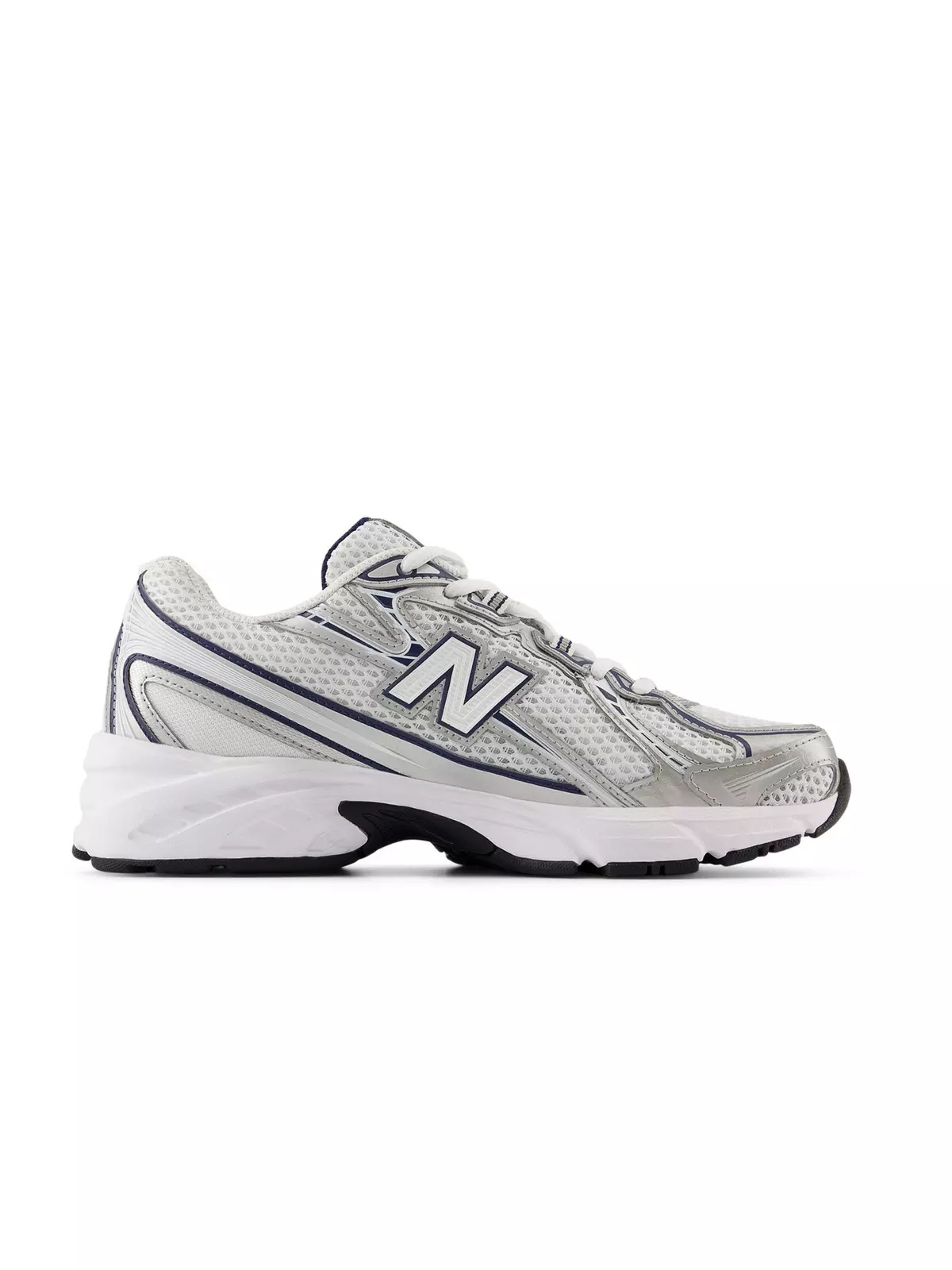 740 "White/Blue/Silver" Unisex Shoe - 2