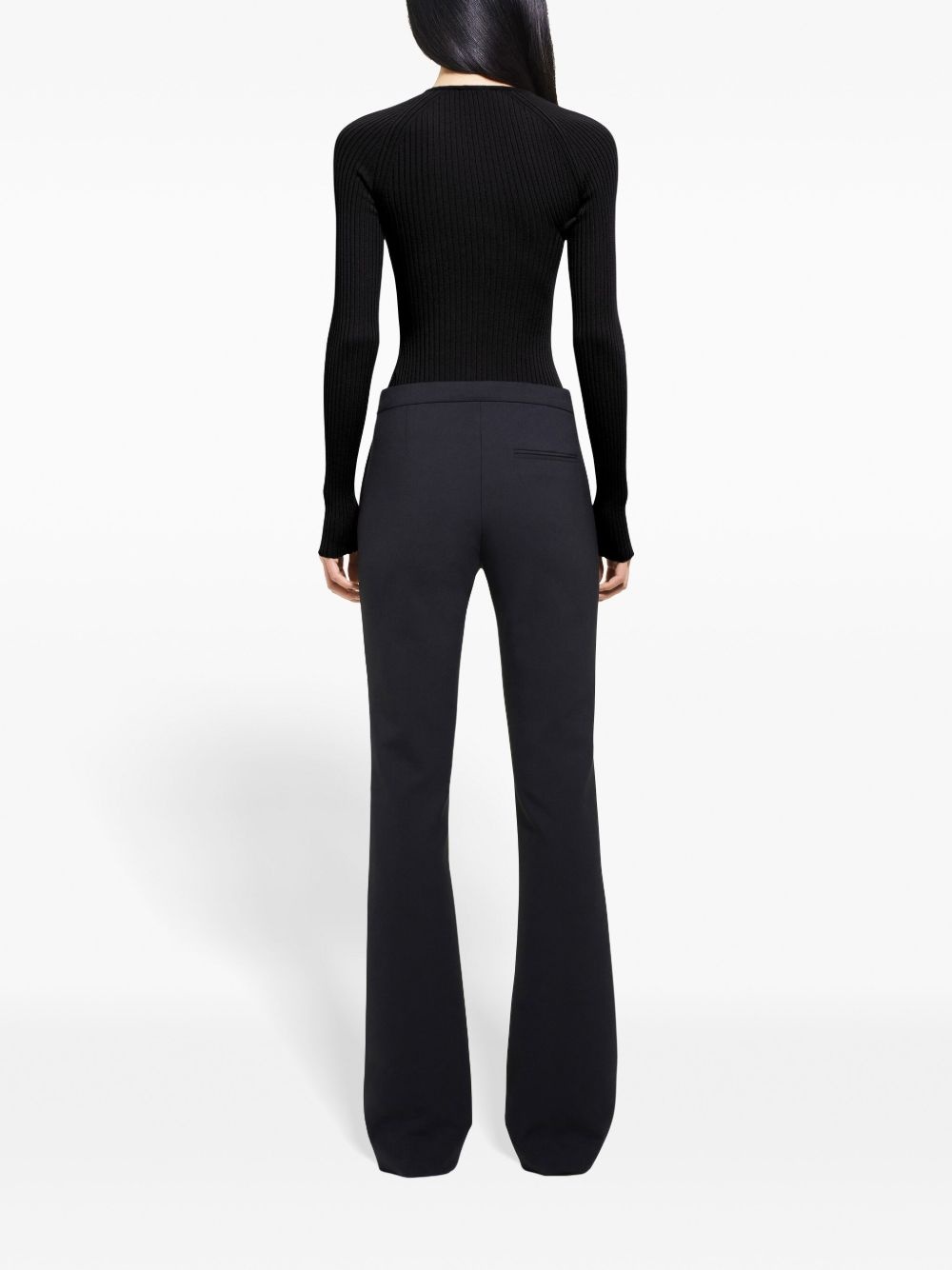 Slash ribbed-knit top - 3