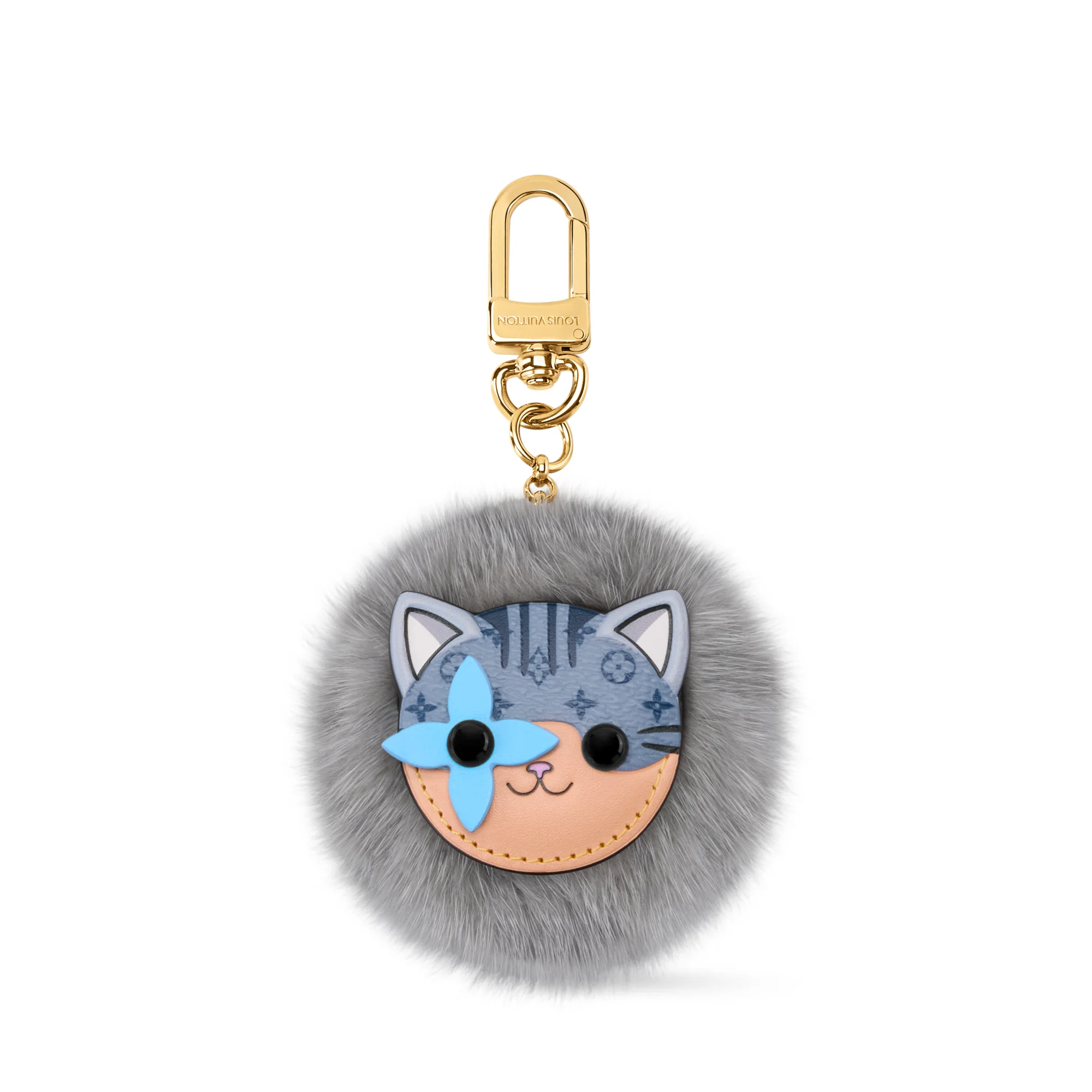 LV Cat Pompon Bag Charm - 1