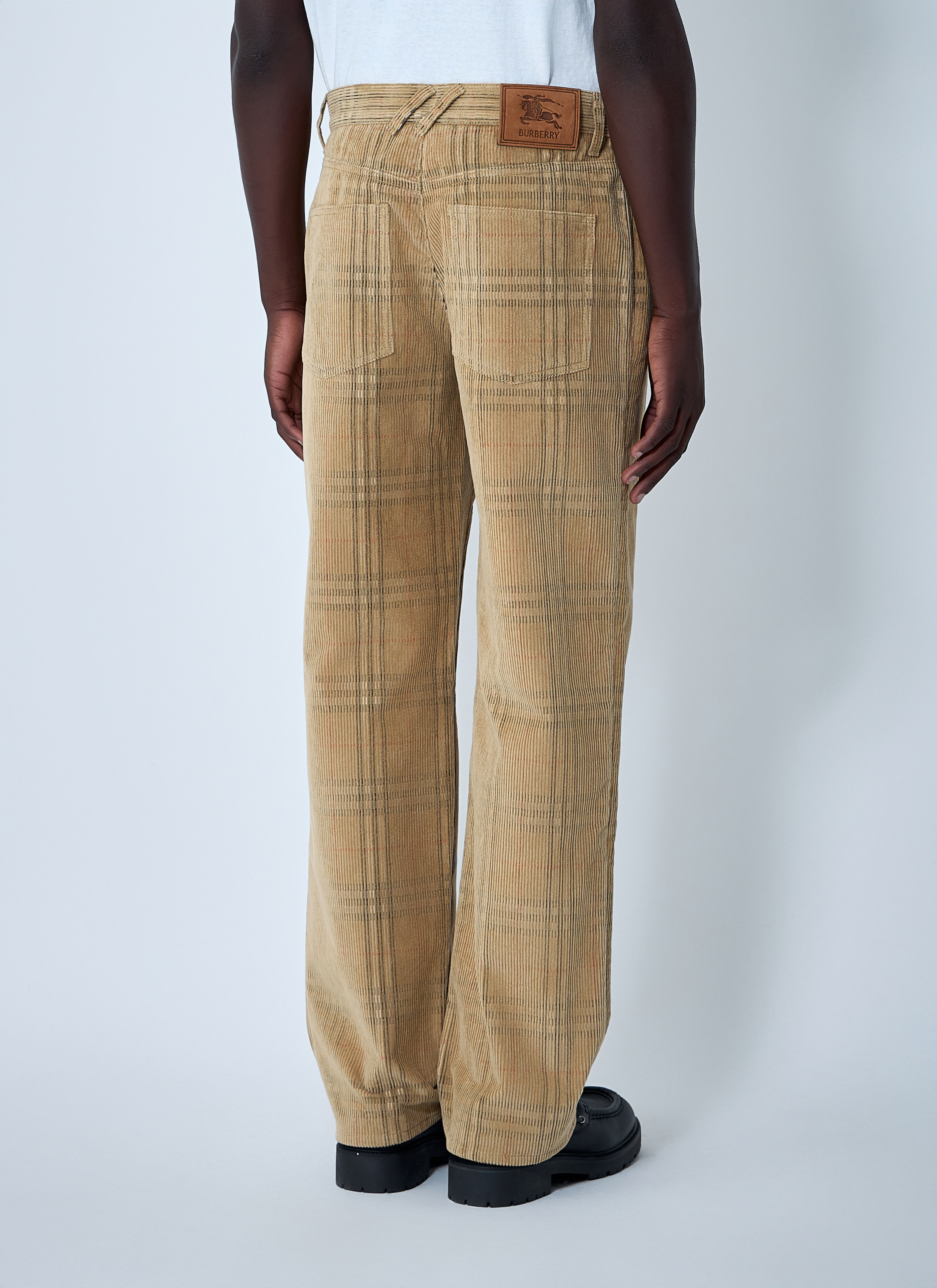 Cotton Check Pants - 4