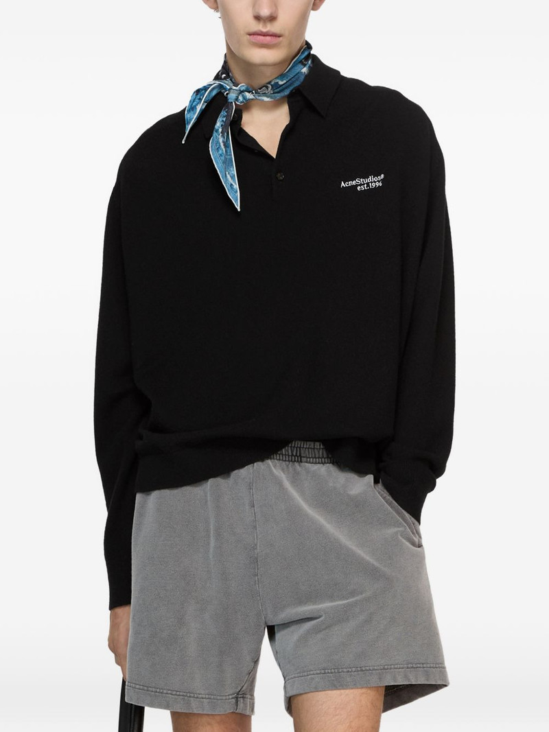 logo-embroidered polo shirt 5