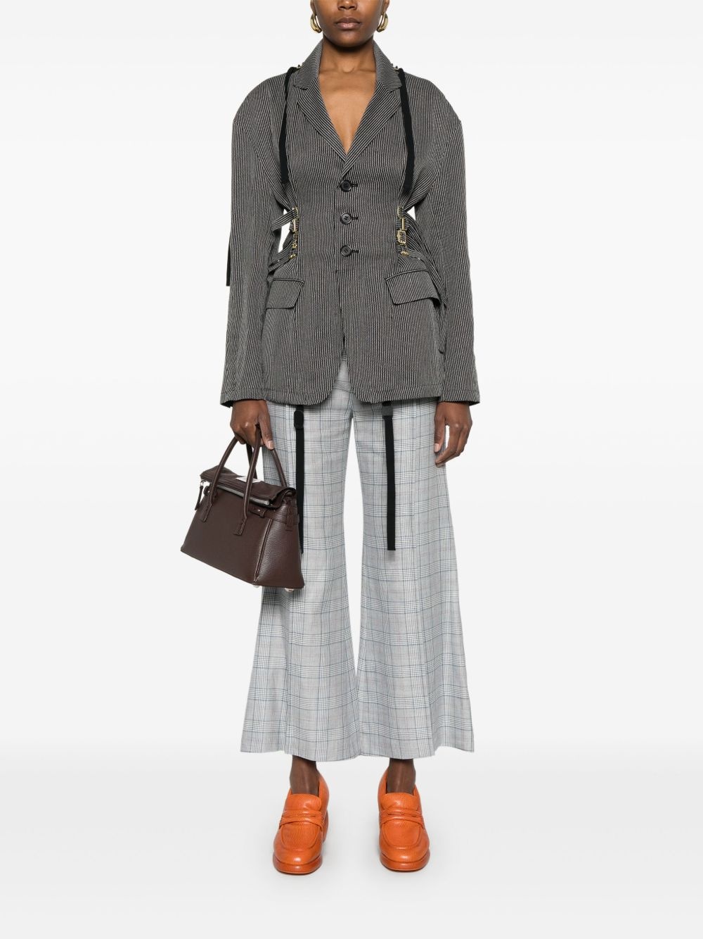 cropped wide trousers - 2