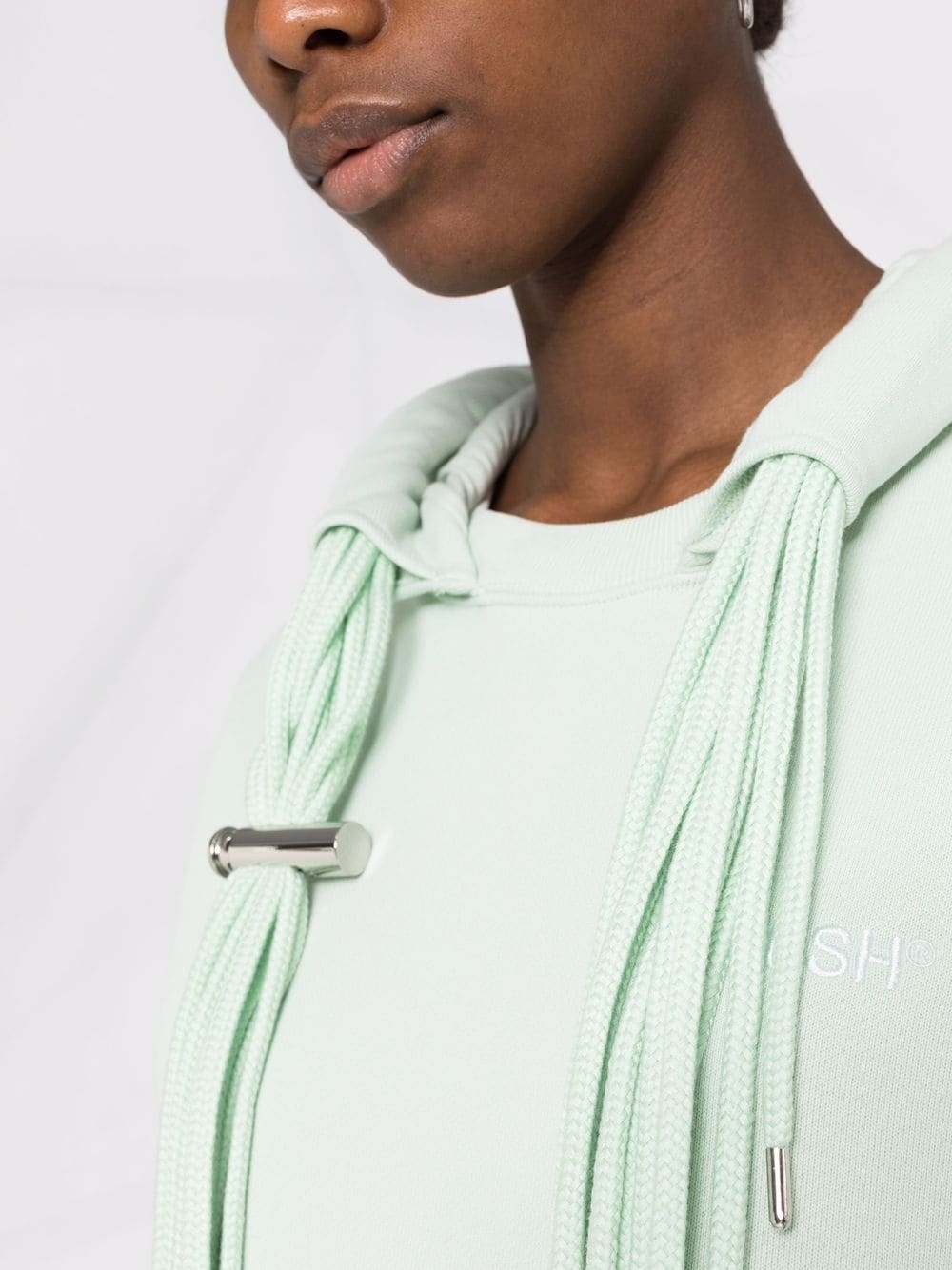 multi-cord cotton hoodie - 3