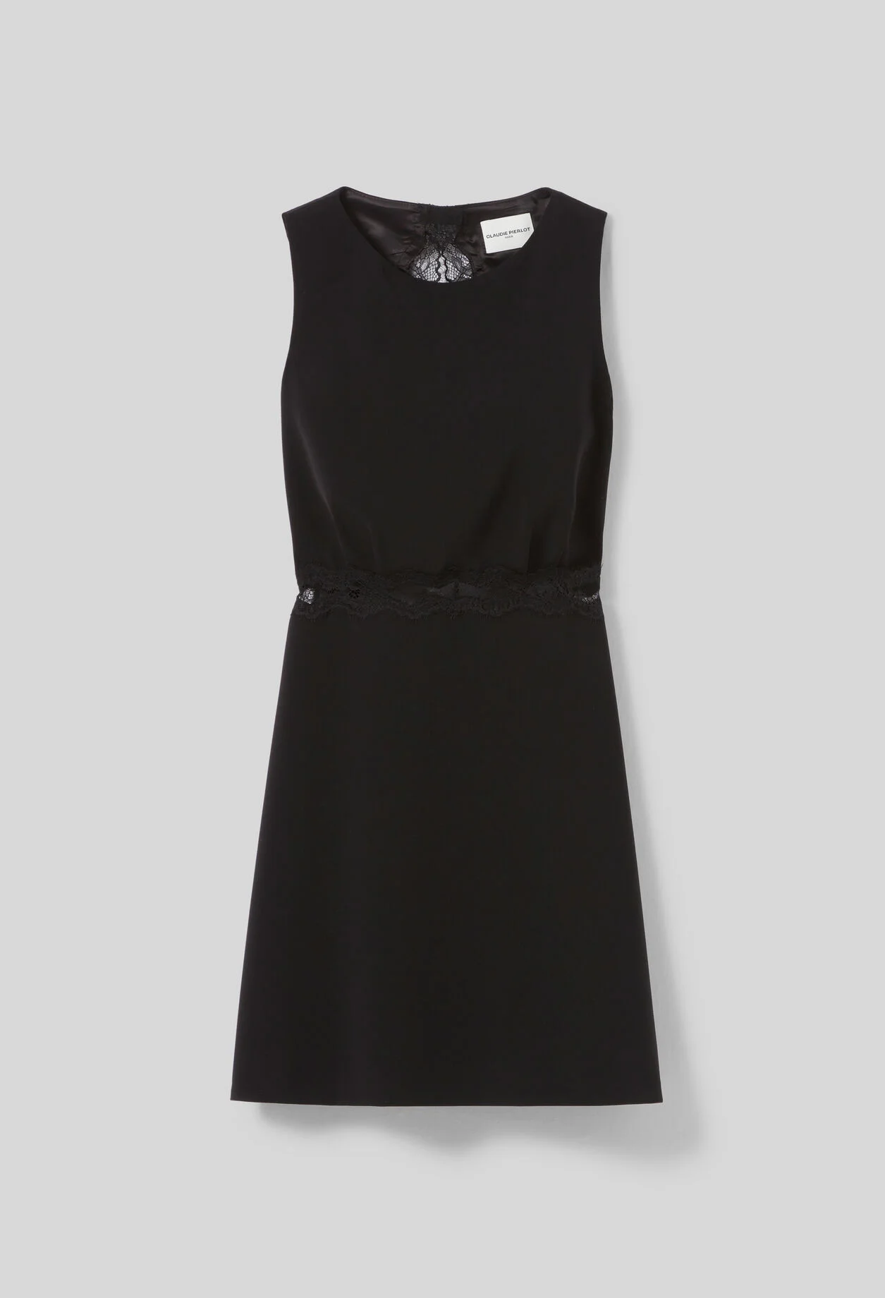 LACE BACKLESS DRESS - 1
