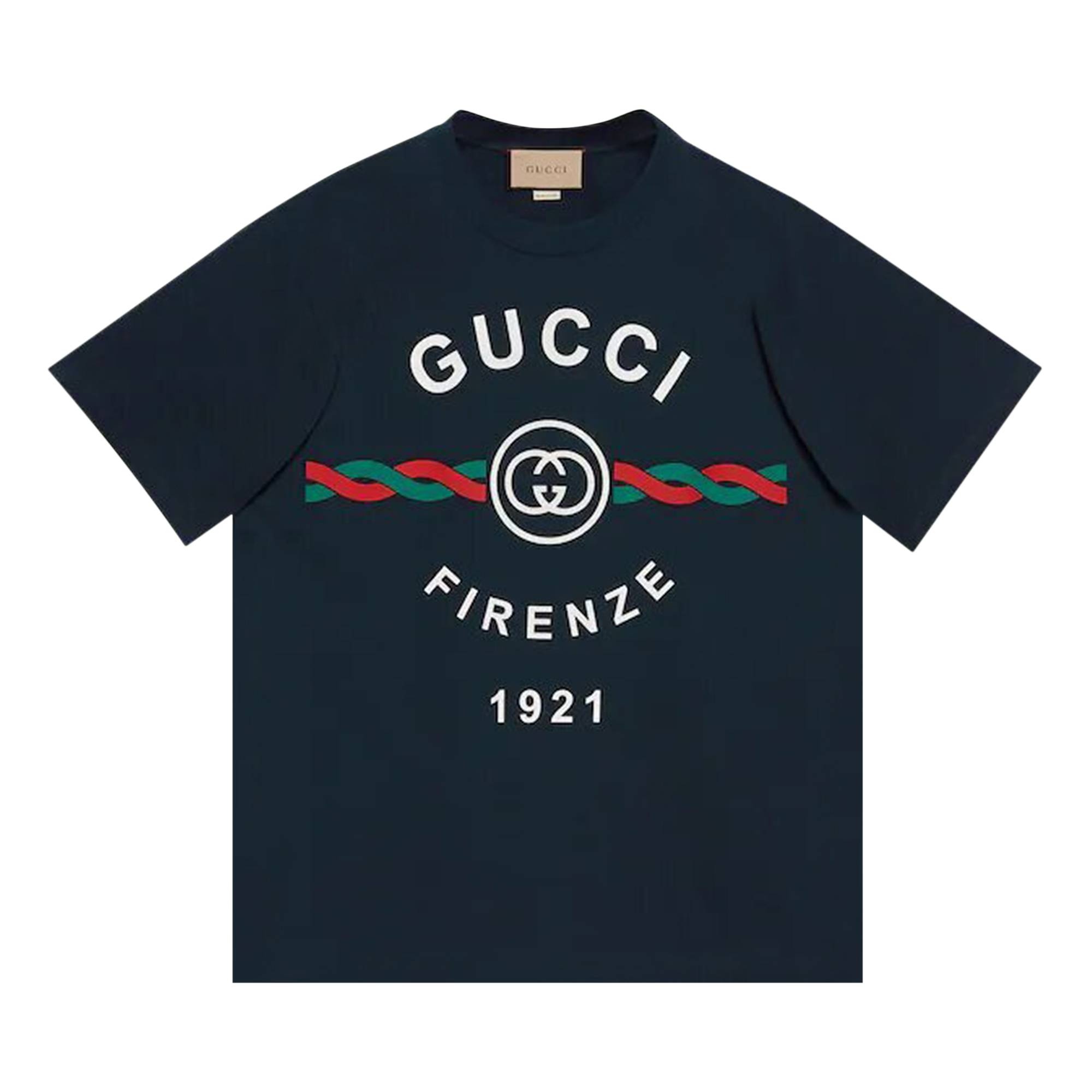 Gucci Firenze 1921 T-Shirt 'Dark Blue' - 1