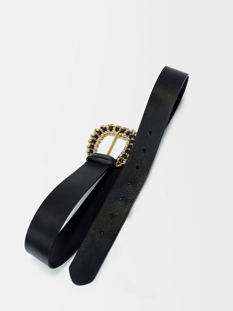 Belt with diamanté buckle - 3