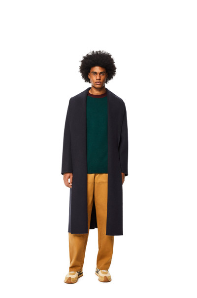 Loewe Belted coat in wool and cashmere outlook