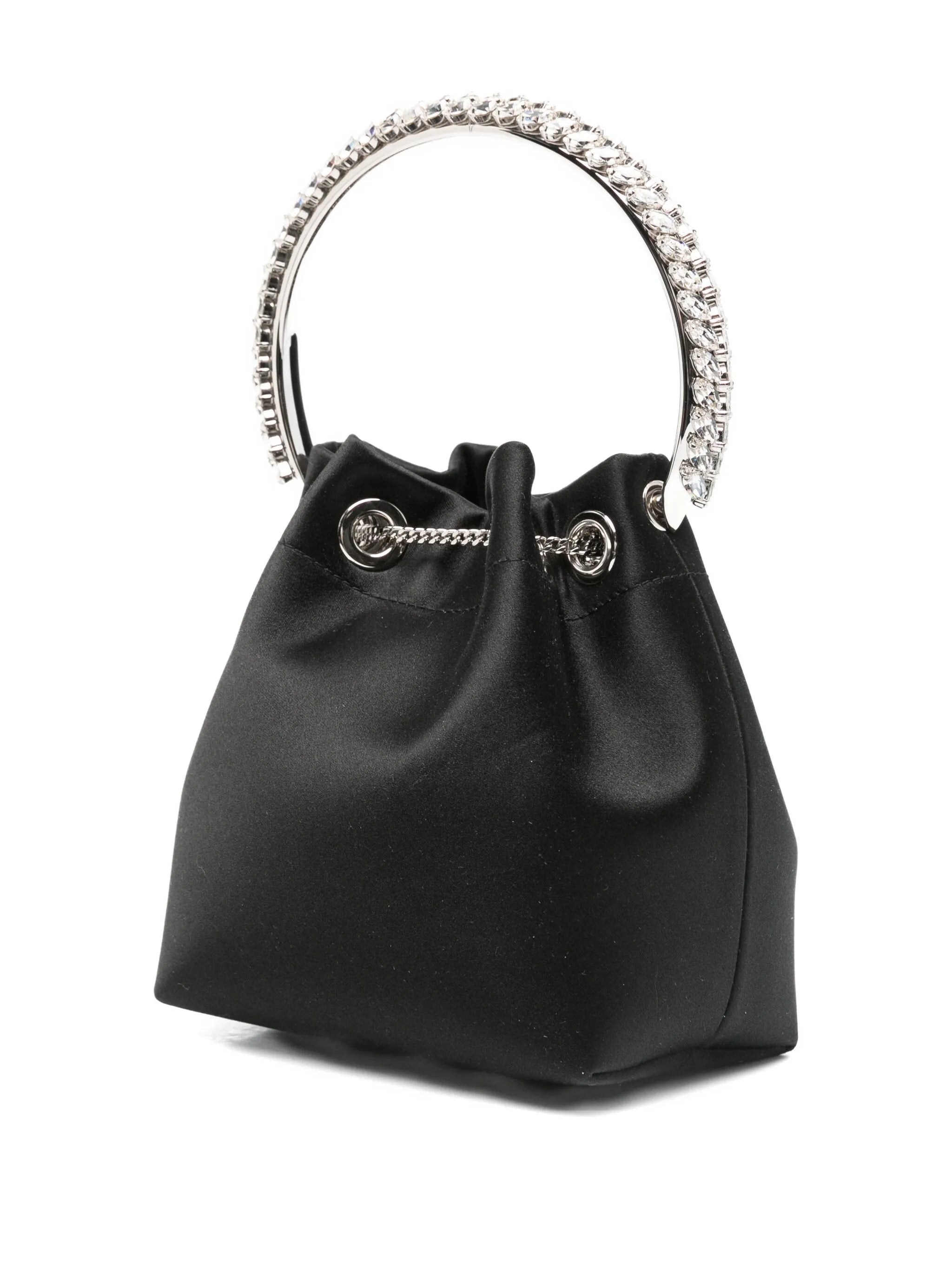 Jimmy Choo Bon Bon Crystal-embellished Drawstring Bag - 2