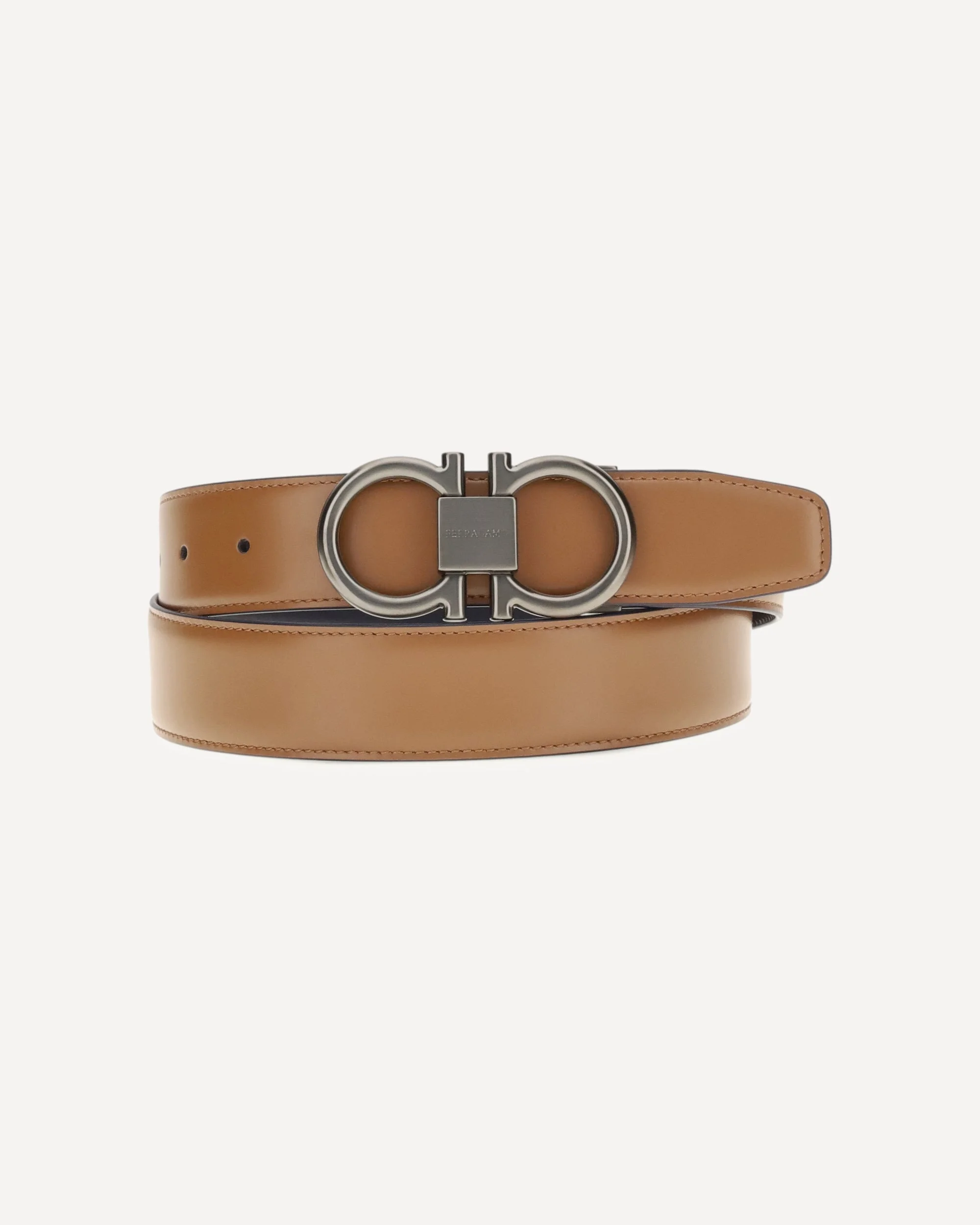 Reversible leather Gancini Belt - 1