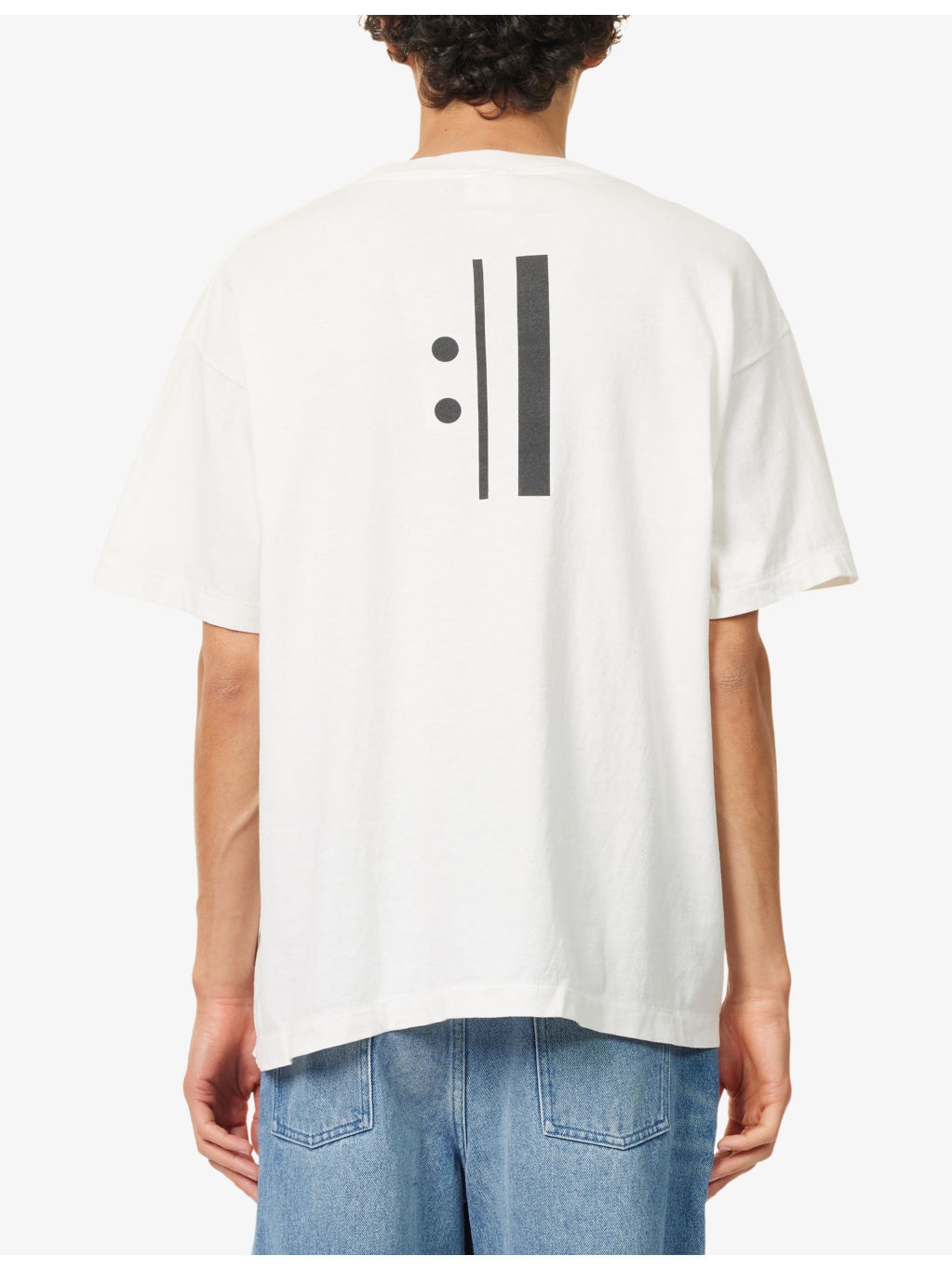 Evangelion Graphic-Print Crewneck Cotton T-Shirt - 4