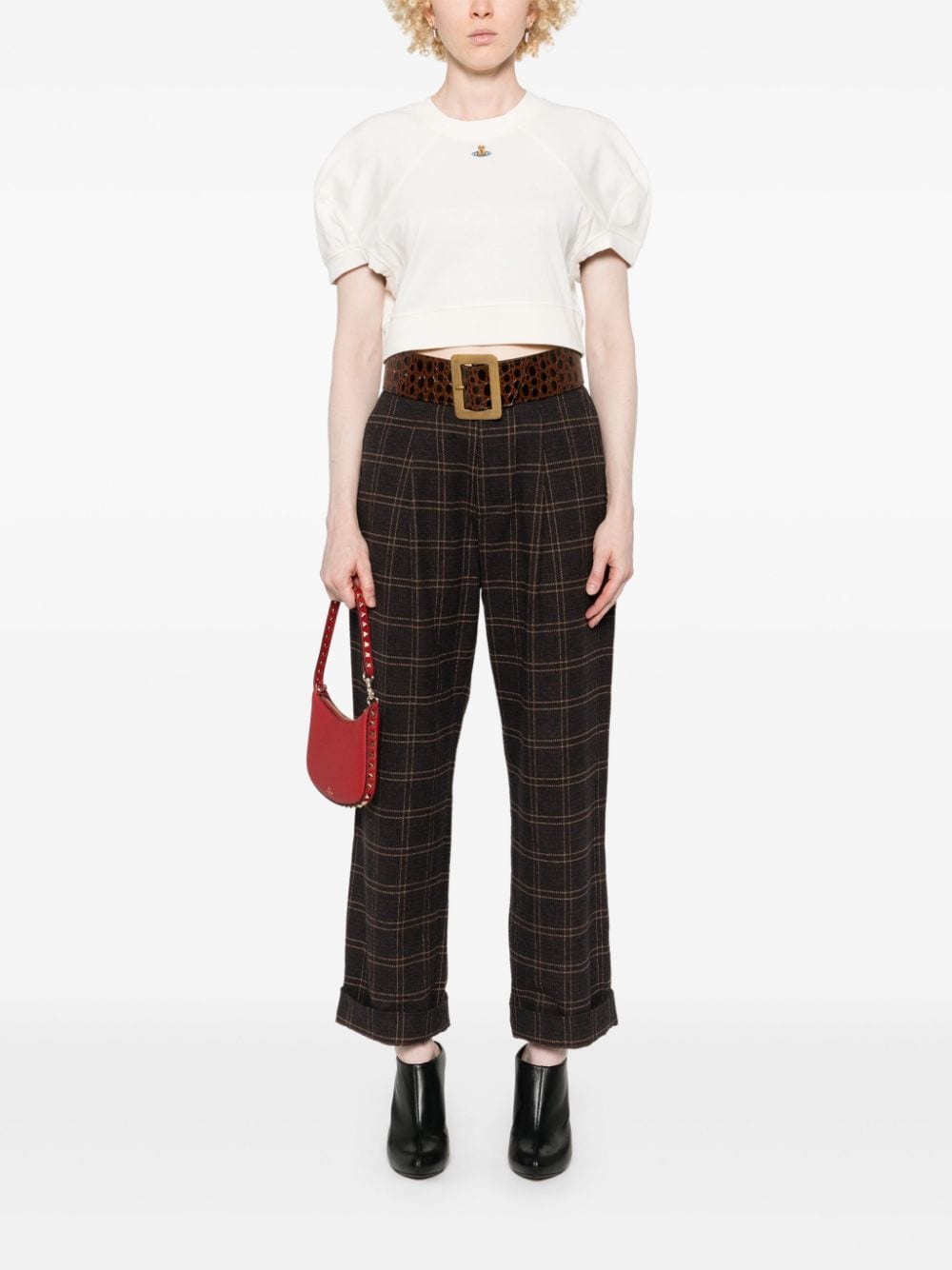 cropped Football T-shirt - 4