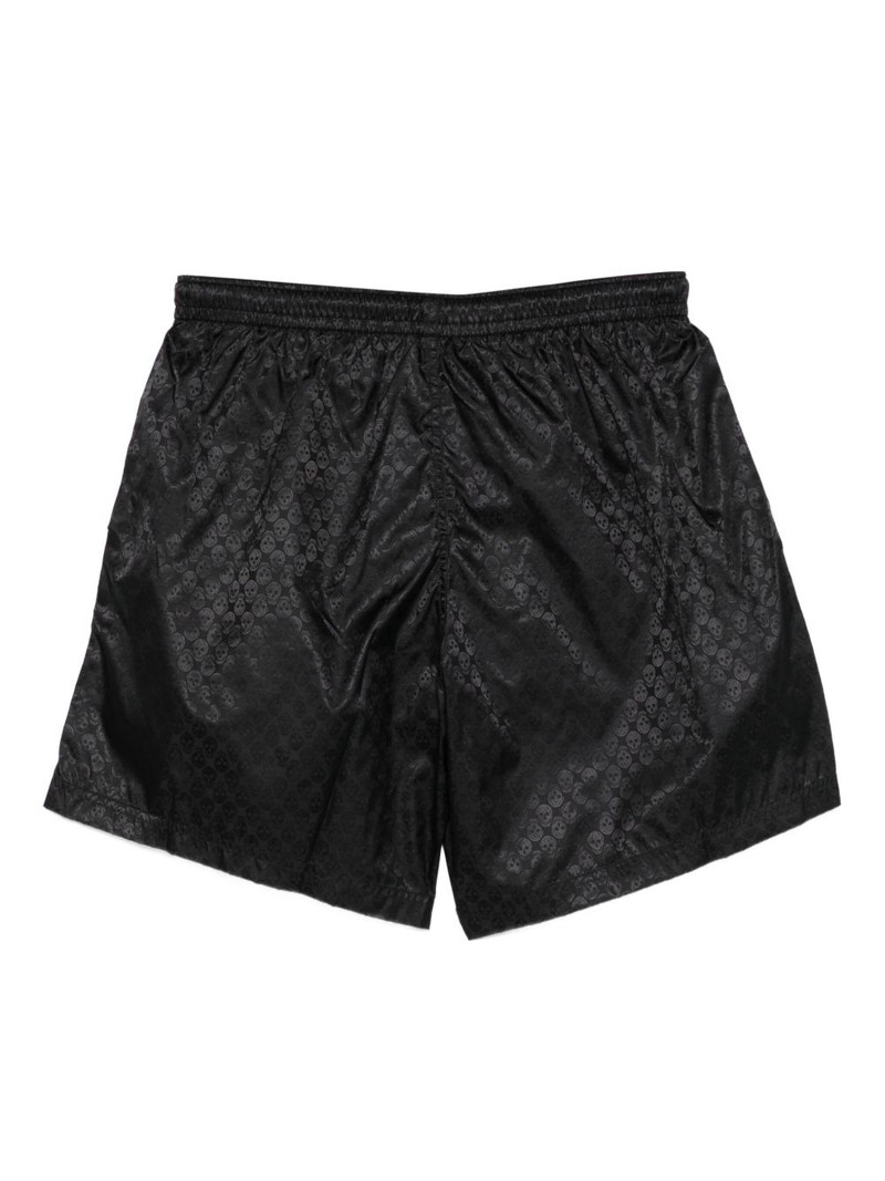 Alexander McQueen skull-pattern swim shorts outlook