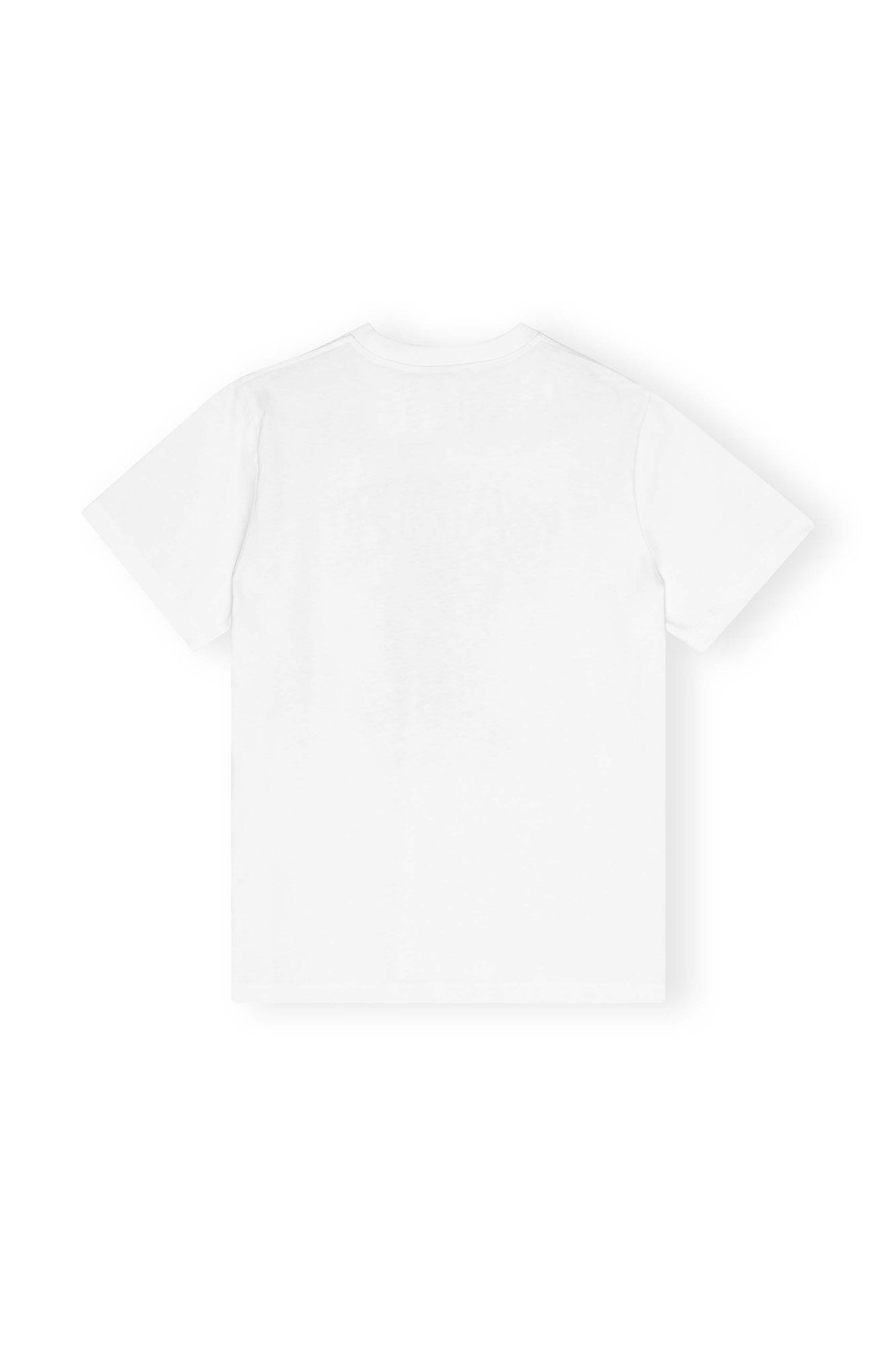 WHITE BASIC JERSEY LEOPARD RELAXED T-SHIRT - 2