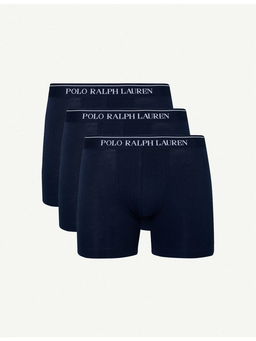 Pack of three slim-fit stretch-cotton boxer briefs - 1