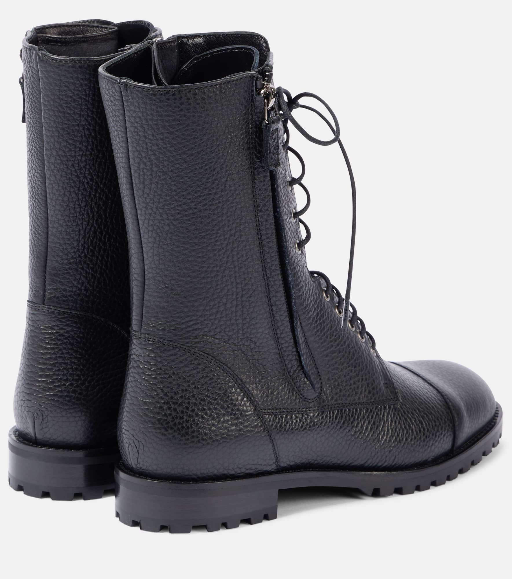 Lugata leather lace-up boots - 2