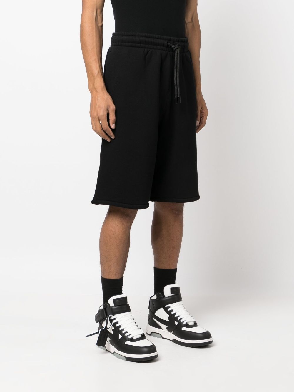 organic-cotton track shorts - 3
